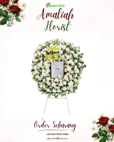 Krans Bunga Duka Sari Kuring Indah Cilegon
